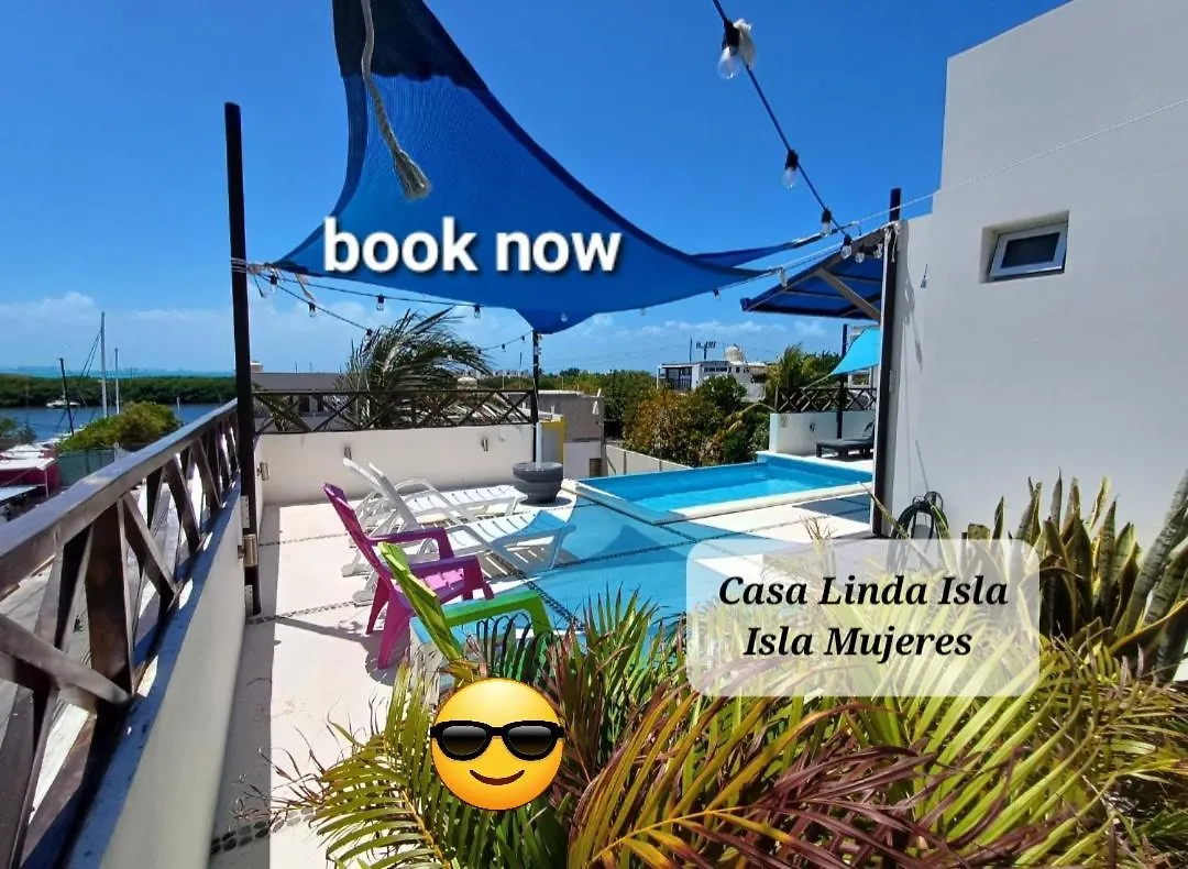 Апартаменты Casa Linda Isla-Flamingo-Shared Pool Исла-Мухерес
