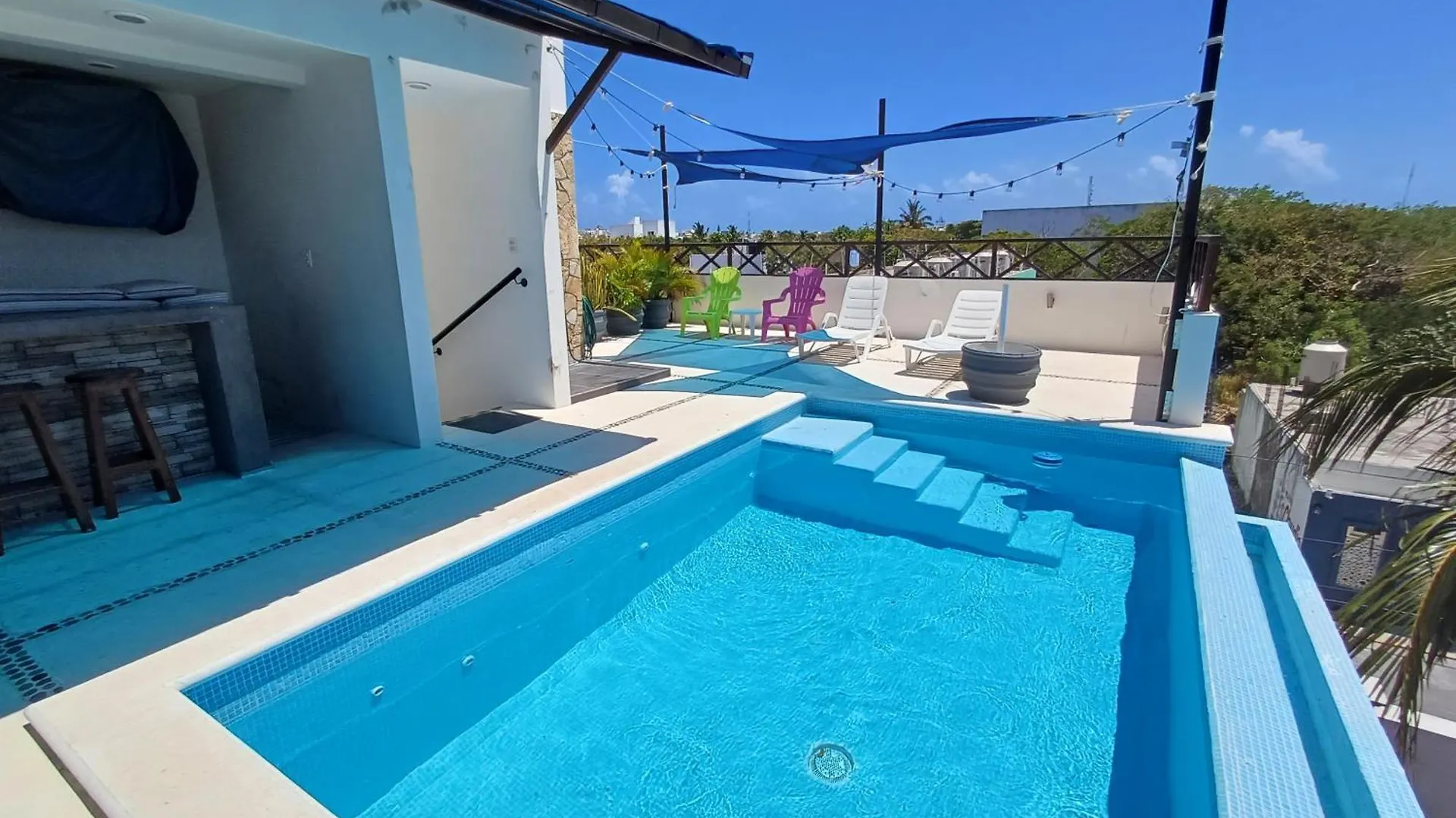 Апартаменты Casa Linda Isla-Flamingo-Shared Pool Исла-Мухерес Мексика